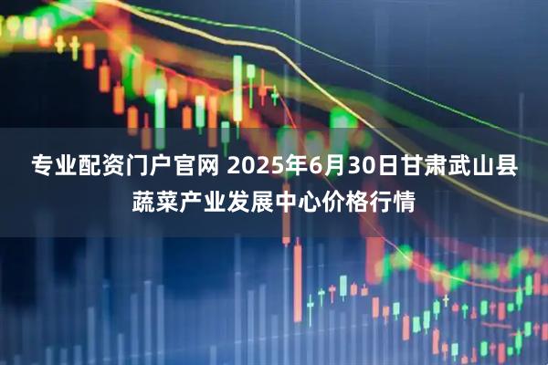 专业配资门户官网 2025年6月30日甘肃武山县蔬菜产业发展中心价格行情